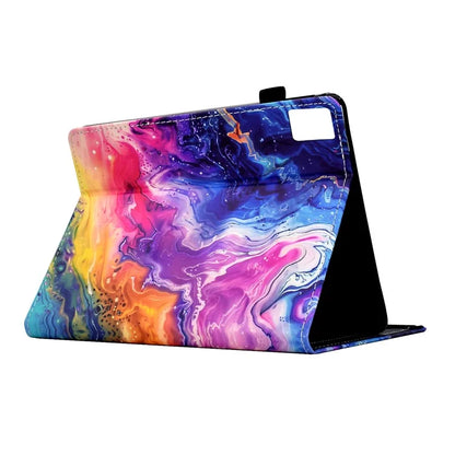 For Lenovo Tab M11 / Xiaoxin Pad 11 2024 Case Pattern Printing Card Holder Leather Tablet Stand Cover