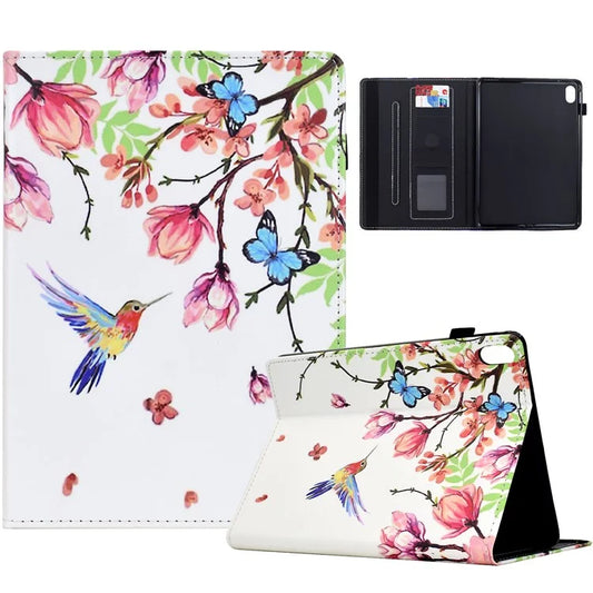 For iPad 10.9 (2022) Case Pattern Printing Tablet Cover Shockproof Leather Card Holder Stand Case
