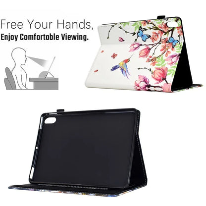 For iPad 10.9 (2022) Case Pattern Printing Tablet Cover Shockproof Leather Card Holder Stand Case