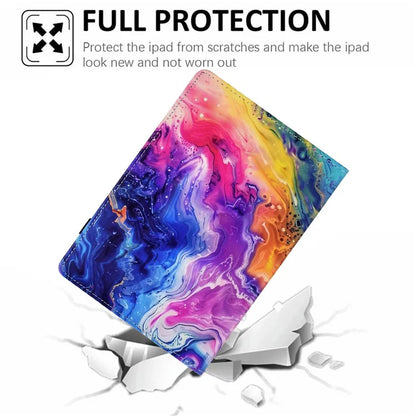 For iPad 10.9 (2022) Case Pattern Printing Tablet Cover Shockproof Leather Card Holder Stand Case