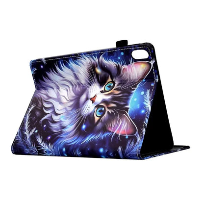 For iPad 10.9 (2022) Case Pattern Printing Tablet Cover Shockproof Leather Card Holder Stand Case