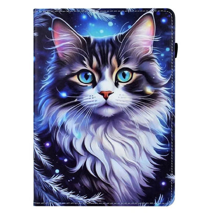 For iPad 10.9 (2022) Case Pattern Printing Tablet Cover Shockproof Leather Card Holder Stand Case