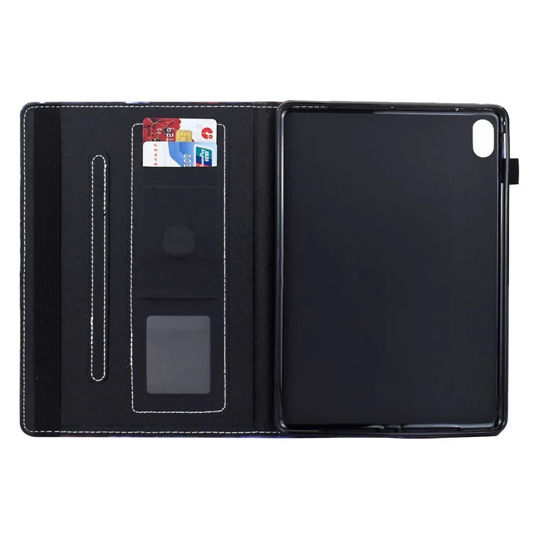 For iPad 10.9 (2022) Case Pattern Printing Tablet Cover Shockproof Leather Card Holder Stand Case