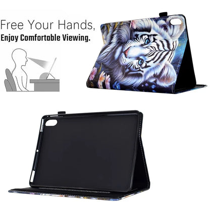 For iPad 10.9 (2022) Case Pattern Printing Tablet Cover Shockproof Leather Card Holder Stand Case
