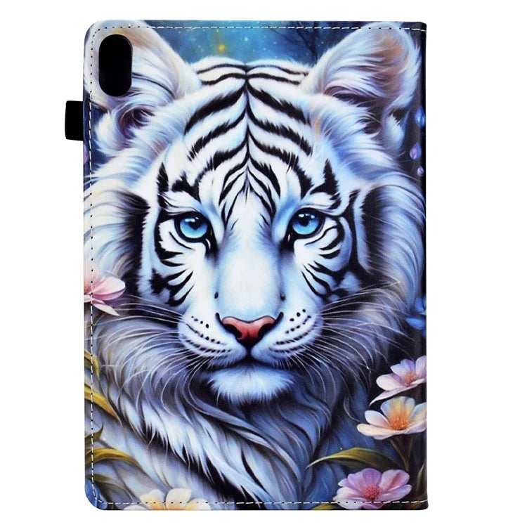 For iPad 10.9 (2022) Case Pattern Printing Tablet Cover Shockproof Leather Card Holder Stand Case