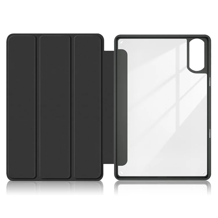 For Blackview Tab 16 Pro Case Auto Sleep / Wake PU Leather Flip Tablet Cover Triple-Fold Stand