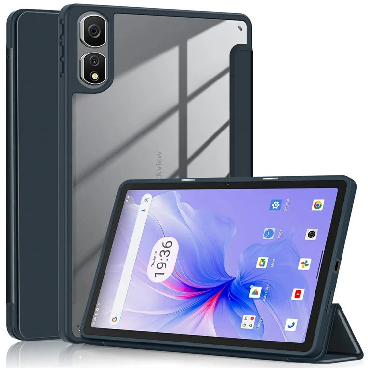 For Blackview Tab 16 Pro Case Auto Sleep / Wake PU Leather Flip Tablet Cover Triple-Fold Stand