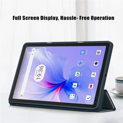 For Blackview Tab 16 Pro Case Auto Sleep / Wake PU Leather Flip Tablet Cover Triple-Fold Stand