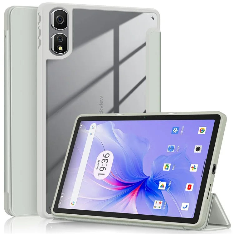 For Blackview Tab 16 Pro Case Auto Sleep / Wake PU Leather Flip Tablet Cover Triple-Fold Stand