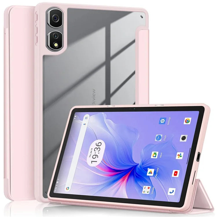 For Blackview Tab 16 Pro Case Auto Sleep / Wake PU Leather Flip Tablet Cover Triple-Fold Stand