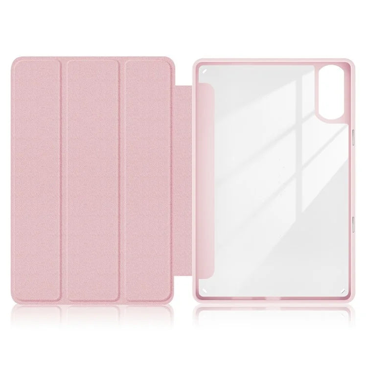 For Blackview Tab 16 Pro Case Auto Sleep / Wake PU Leather Flip Tablet Cover Triple-Fold Stand