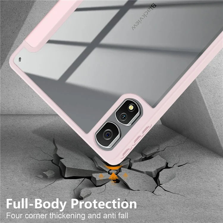 For Blackview Tab 16 Pro Case Auto Sleep / Wake PU Leather Flip Tablet Cover Triple-Fold Stand