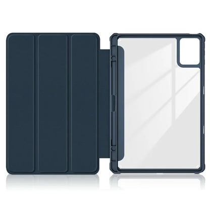 For Lenovo Tab K11 Plus TB230XC Case Auto Sleep / Wake PU Leather Flip Tablet Cover Triple-Fold Stand