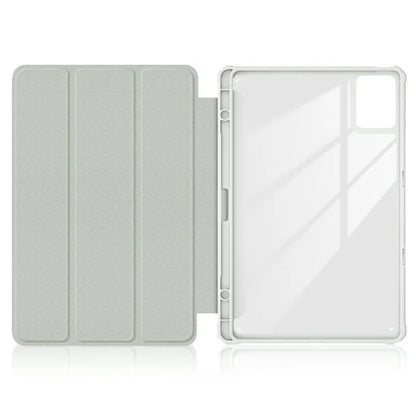 For Lenovo Tab K11 Plus TB230XC Case Auto Sleep / Wake PU Leather Flip Tablet Cover Triple-Fold Stand