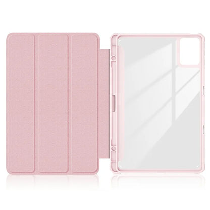 For Lenovo Tab K11 Plus TB230XC Case Auto Sleep / Wake PU Leather Flip Tablet Cover Triple-Fold Stand