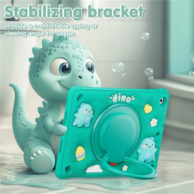 For iPad 10.2 (2021) / (2020) / (2019) Case Kickstand PC+Silicone+TPU Tablet Cover