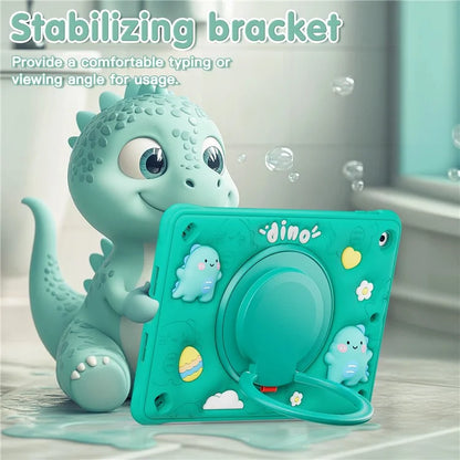 For iPad 10.2 (2021) / (2020) / (2019) Case Kickstand PC+Silicone+TPU Tablet Cover