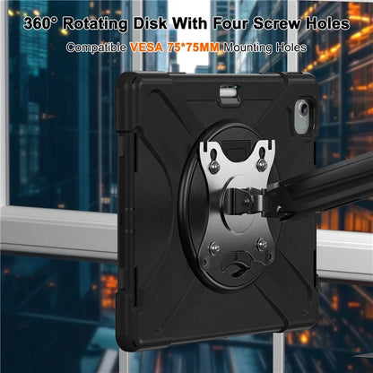For iPad Air 13 (2024) / iPad Pro 12.9 (2022) / (2021) / (2020) / (2018) Case Kickstand PC+Silicone Tablet Cover