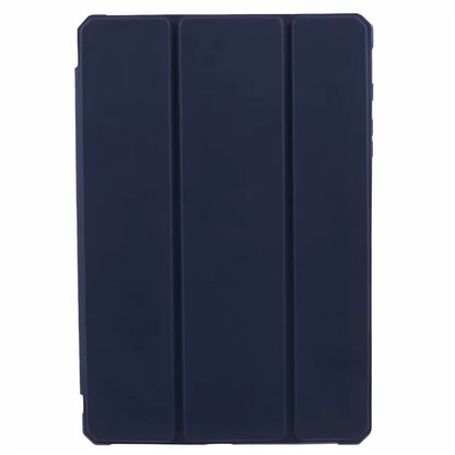 For Samsung Galaxy Tab S6 Lite (2024) / S6 Lite (2022) / S6 Lite (2020) Case PU Leather Tri-fold Stand Clear Back Tablet Cover