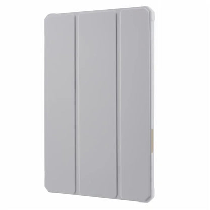 For Samsung Galaxy Tab S6 Lite (2024) / S6 Lite (2022) / S6 Lite (2020) Case PU Leather Tri-fold Stand Clear Back Tablet Cover