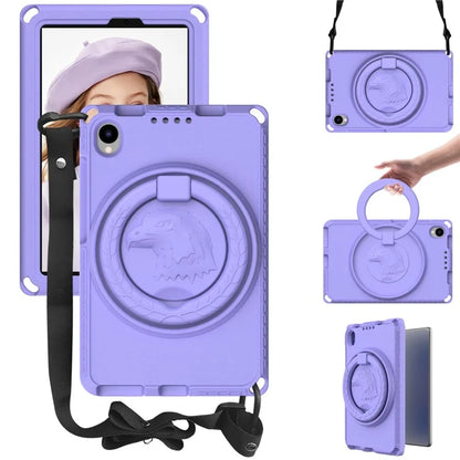 For Samsung Galaxy Tab A 8.4 (2020) T307  /  T307U  /  Huawei MatePad T8  /  Lenovo Tab M8 TB-8505F  /  8705N EVA Case with Strap - Light Purple