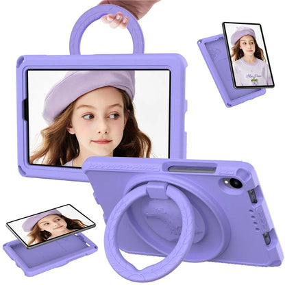 For Samsung Galaxy Tab A 8.4 (2020) T307  /  T307U  /  Huawei MatePad T8  /  Lenovo Tab M8 TB-8505F  /  8705N EVA Case with Strap - Light Purple