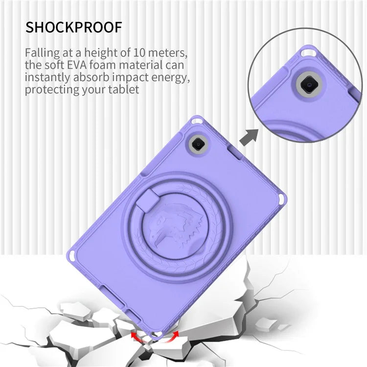 For Samsung Galaxy Tab A9  /  A 8.0 (2019) SM-T290 (Wi-Fi)  /  SM-T295 (LTE)  /  Tab A7 Lite 8.7-inch (2020) T220  /  T225 EVA Tablet Case - Light Purple