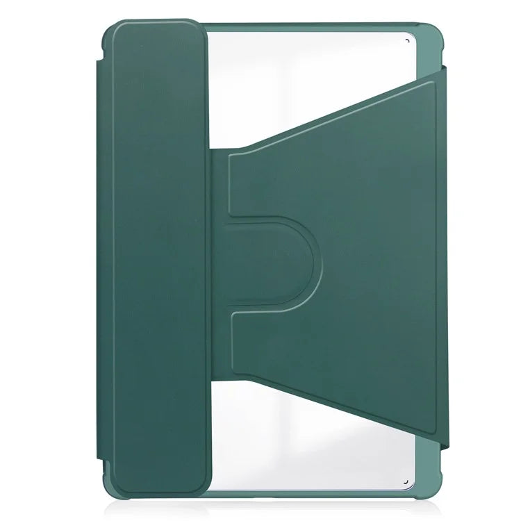 For Samsung Galaxy Tab A9+ Tablet Case 360-Degree Rotating Stand PU+Acrylic Cover (without Keyboard)