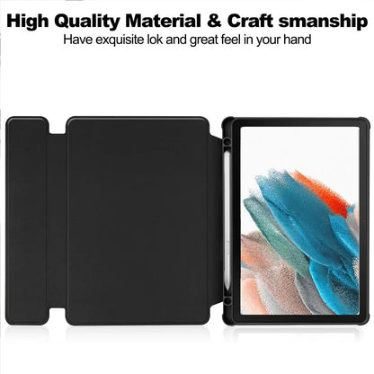 For Samsung Galaxy Tab A9+ Tablet Case 360-Degree Rotating Stand PU+Acrylic Cover (without Keyboard)