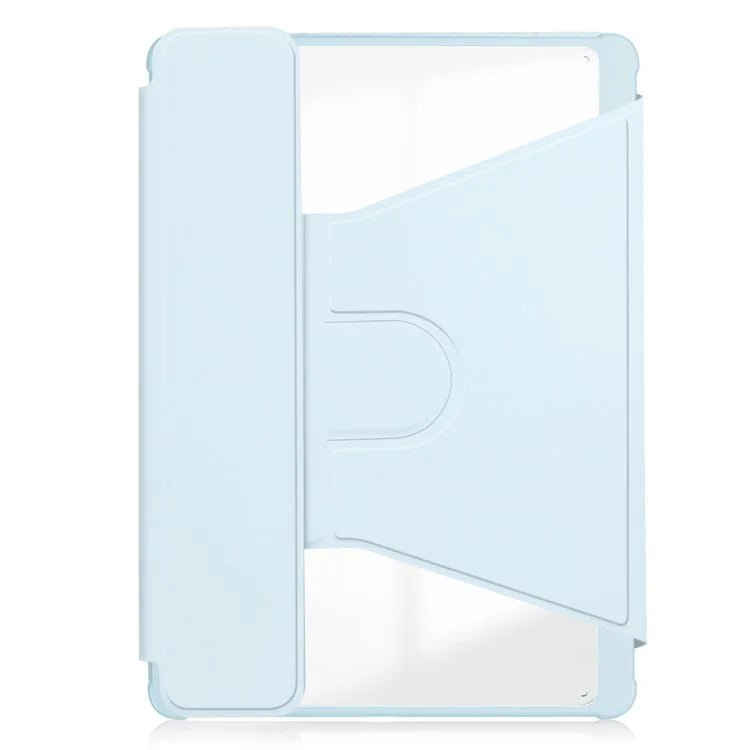 For Samsung Galaxy Tab A9+ Tablet Case 360-Degree Rotating Stand PU+Acrylic Cover (without Keyboard)