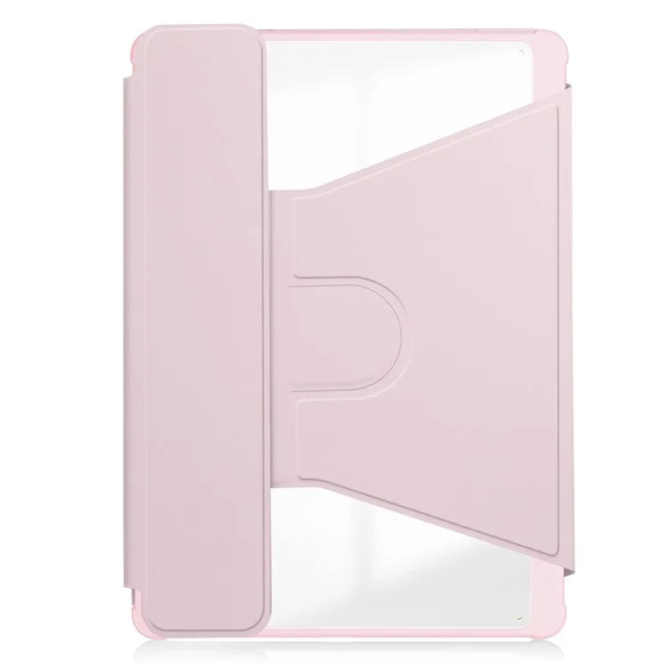 For Samsung Galaxy Tab A9+ Tablet Case 360-Degree Rotating Stand PU+Acrylic Cover (without Keyboard)