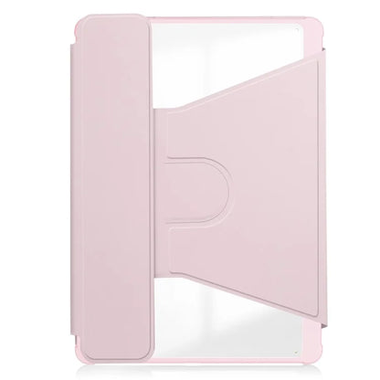 For Samsung Galaxy Tab A9+ Tablet Case 360-Degree Rotating Stand PU+Acrylic Cover (without Keyboard)