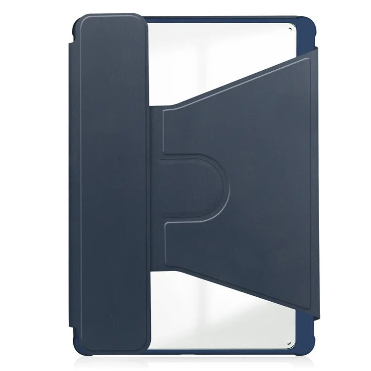 For Samsung Galaxy Tab A9+ Tablet Case 360-Degree Rotating Stand PU+Acrylic Cover (without Keyboard)