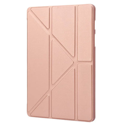 For Samsung Galaxy Tab S9+ Tablet Case Silicone + PU Leather Flip Cover with Auto Wake  /  Sleep Function