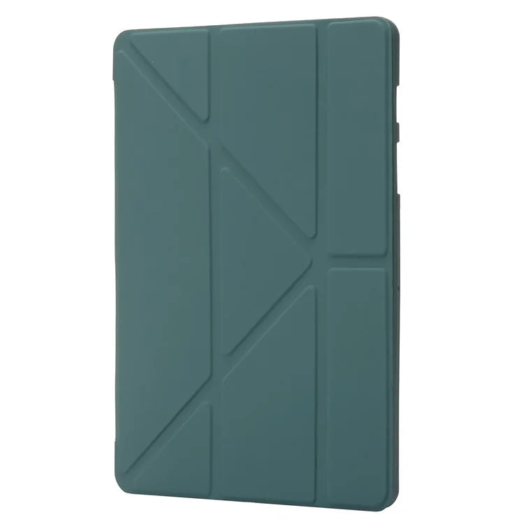 For Samsung Galaxy Tab S9+ Tablet Case Silicone + PU Leather Flip Cover with Auto Wake  /  Sleep Function