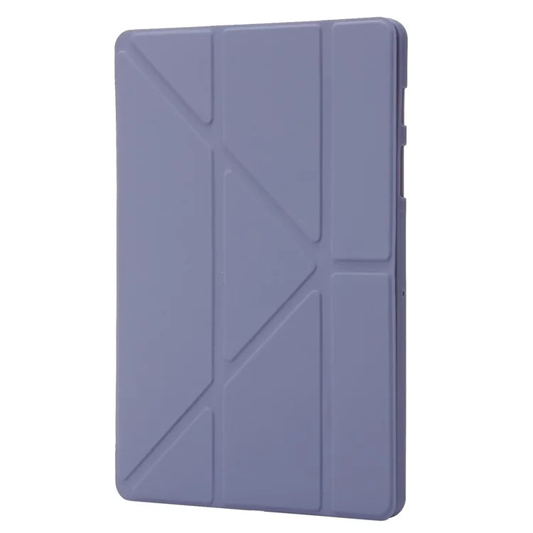 For Samsung Galaxy Tab S9+ Tablet Case Silicone + PU Leather Flip Cover with Auto Wake  /  Sleep Function