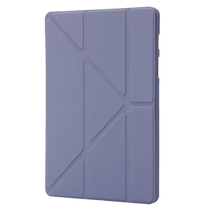 For Samsung Galaxy Tab S9+ Tablet Case Silicone + PU Leather Flip Cover with Auto Wake  /  Sleep Function