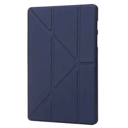 For Samsung Galaxy Tab S9+ Tablet Case Silicone + PU Leather Flip Cover with Auto Wake  /  Sleep Function