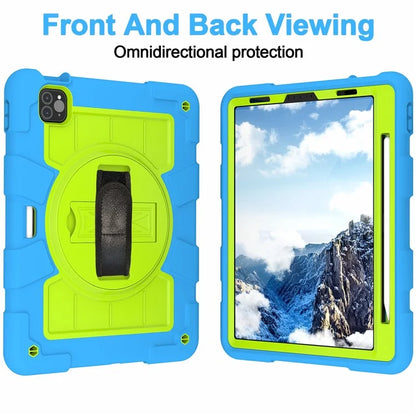 For iPad Pro 11-inch (2018) / (2020) / (2021) / (2022) / Air (2020) / (2022) Tablet Case Anti-Drop Kickstand TPU+PC Cover / Green