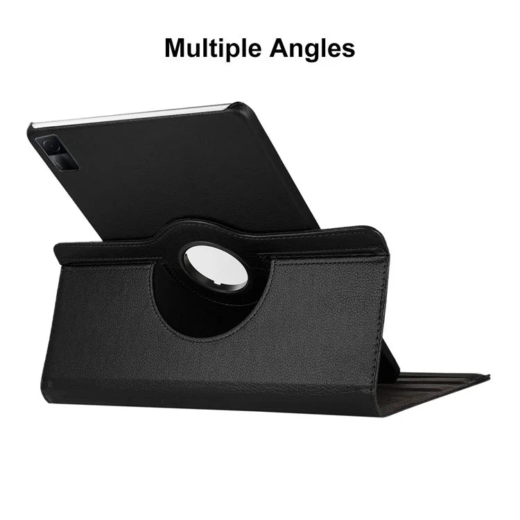 ENKAY HAT PRINCE For Xiaomi Redmi Pad SE Rotary Stand Cover Auto Sleep / Wake PU Leather+PC Tablet Case