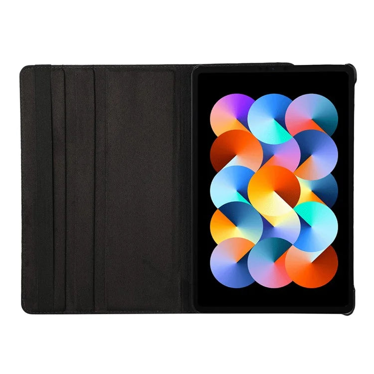 ENKAY HAT PRINCE For Xiaomi Redmi Pad SE Rotary Stand Cover Auto Sleep / Wake PU Leather+PC Tablet Case