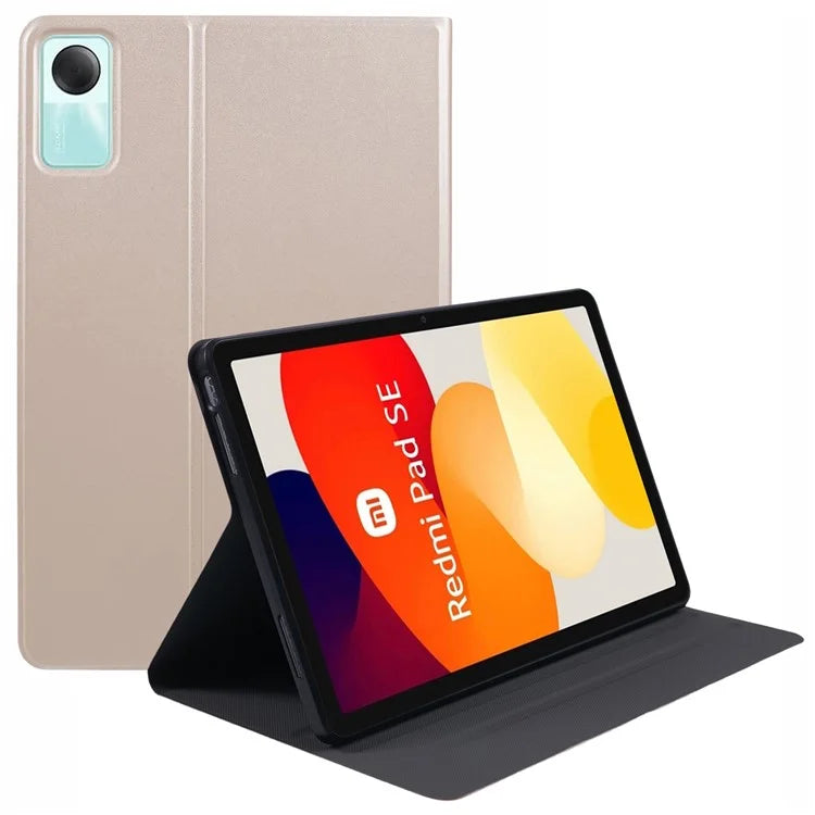 For Xiaomi Redmi Pad SE Case Stand PU Leather Tablet Anti-drop Cover