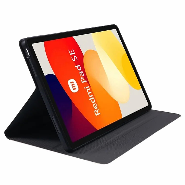 For Xiaomi Redmi Pad SE Case Stand PU Leather Tablet Anti-drop Cover