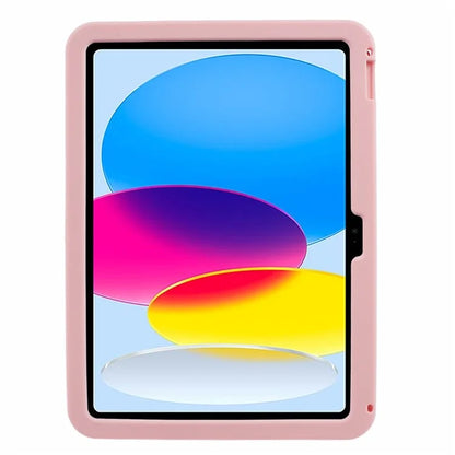 Tablet Cover for iPad 10.9 (2022) Silicone Case with Foldable Butterfly Kickstand