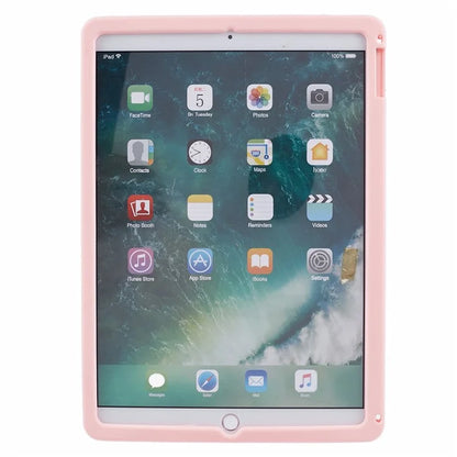 Silicone Cover for iPad 10.2 (2021) / (2019) / (2020) / iPad Air 10.5 inch (2019) / Pro 10.5-inch (2017) Case with Butterfly Kickstand
