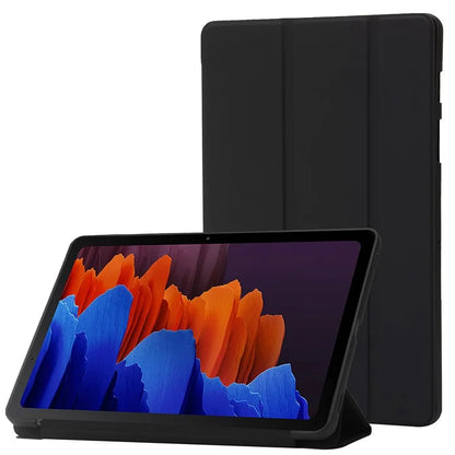 For Samsung Galaxy Tab S9 Case Anti-Scratch PU+ Silicone Tri-fold Stand Tablet Cover