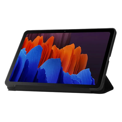For Samsung Galaxy Tab S9 Case Anti-Scratch PU+ Silicone Tri-fold Stand Tablet Cover
