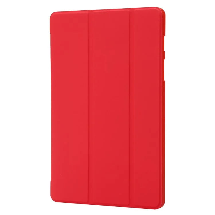 For Samsung Galaxy Tab S9 Case Anti-Scratch PU+ Silicone Tri-fold Stand Tablet Cover