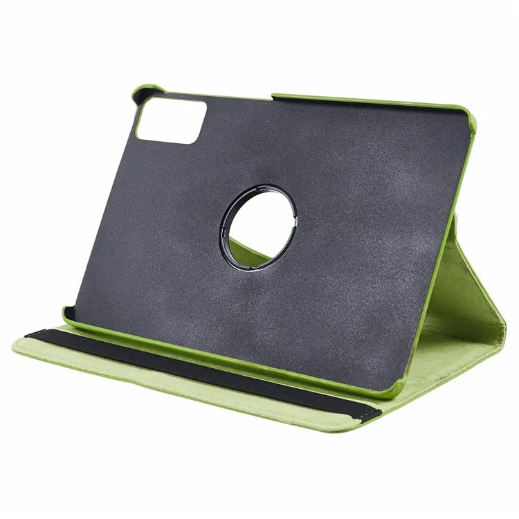 For Xiaomi Redmi Pad SE Case Litchi Texture PU Leather Protective Tablet Cover with Elastic Band