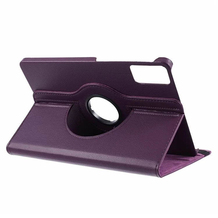 For Xiaomi Redmi Pad SE Case Litchi Texture PU Leather Protective Tablet Cover with Elastic Band